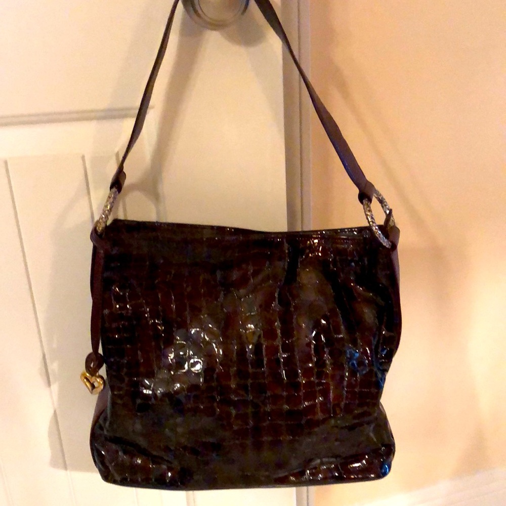 Beautiful Bronzy Brown Brighten Hand Bag/ Shoulder